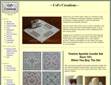 Tablet Screenshot of colscreations.co.uk